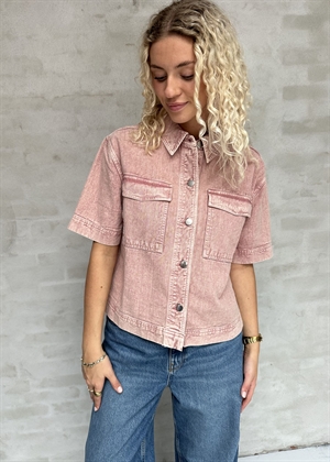 Tiki solid skjorte Ash Rose Neo Noir 